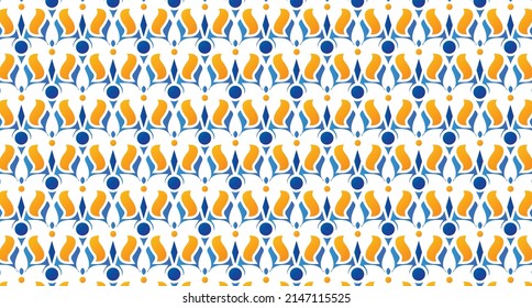 Colorful mandala geometric pattern design