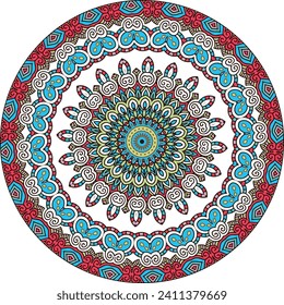 A Colorful Mandala Healing Background