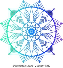 colorful mandala, Mandala Line Illustration, mandala arts