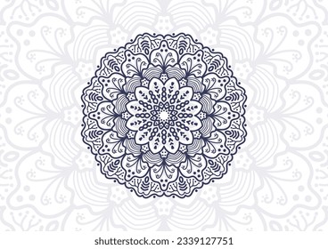 colorful mandala ornament seamless pattern background design
