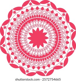 Colorful mandala ornament vector design