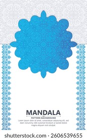Colorful mandala pattern banner concept