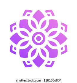 Colorful Mandala Shape. Ornament. Vector.