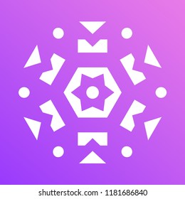 Colorful Mandala Shape. Ornament. Vector.