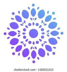 Colorful Mandala Shape. Ornament. Vector.