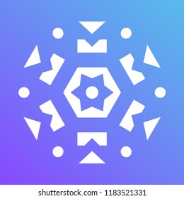Colorful Mandala Shape. Ornament. Vector.