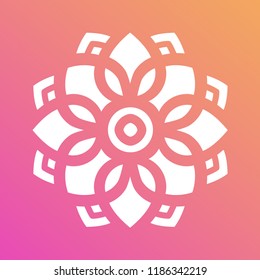 Colorful Mandala Shape. Ornament. Vector.