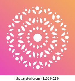 Colorful Mandala Shape. Ornament. Vector.