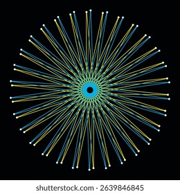 Colorful Mandala Spiritual Pattern Design