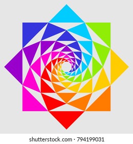 Colorful mandala vector illustration