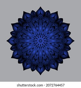 Colorful mandala watercolor background. EPS 10