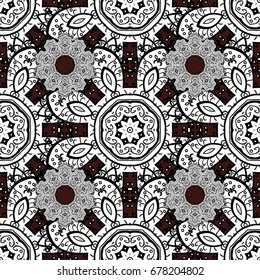 Colorful mandala. Yoga logo, background for meditation poster. Anti-stress mandala. Indian flower mandala. Decorative colored round ornament. Oriental flourish vector.