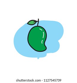 colorful mango vector illustration