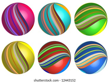 colorful marble