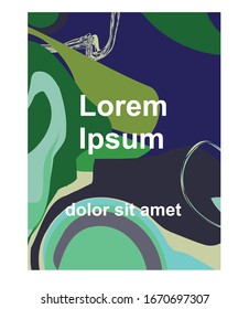 colorful marble abstract book cover