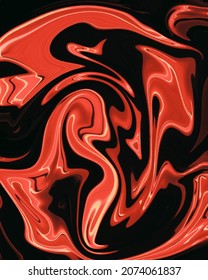 Fondo brillante con efecto de mármol colorido, fondo ondulado líquido de estilo 3d, fondo líquido de mesa de mármol, fondo líquido de mármol con una textura brillante de color de oro vector premium