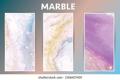 Colorful Marble Template Abstract Marble Background for Designs, Posters, Brochure, Banners, Cards.