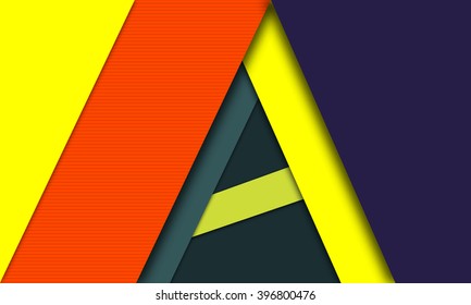 Colorful Material Design Background, Modern Digital Design. Material Design Concept.
