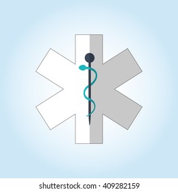 colorful  medical care design, vector illustration