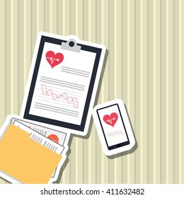 colorful  medical care design, vector illustration