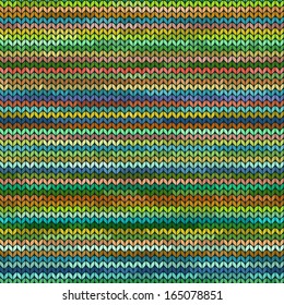 Colorful melange knitted seamless pattern