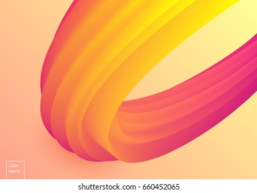 Colorful Mellow Vector Wave Background