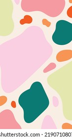 "Colorful memphis background in pastel colour and cute pattern in geometric shape and memphis detail