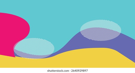 Colorful memphis design background collection, vector illustration.eps10