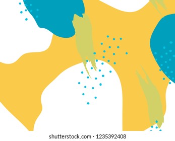 Colorful Memphis design background vector
