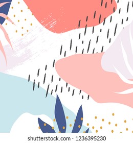 Colorful Memphis design background vector