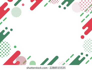 Colorful Memphis pattern background material