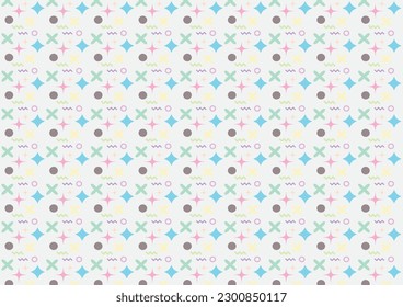 colorful memphis seamless pattern background