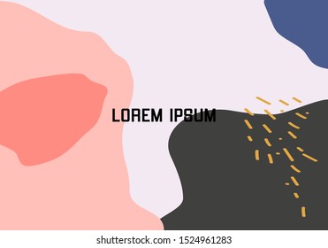 Colorful memphis style background vector 90's  80's 70's. Abstract memphis background 90's 80's 70's.