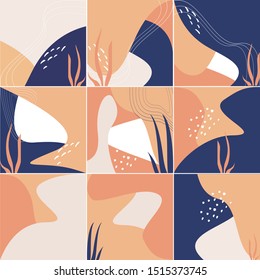 Colorful Memphis style poster vector. Colorful Memphis design background vector. 
