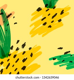 Farbige Memphis, Sommerhintergrund, Vektorgrafik