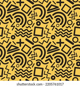 colorful memphis vector abstract background design