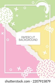 colorful memphis vector abstract background design