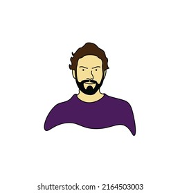 Colorful Men Avatar with High Resolution