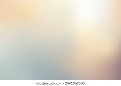 Colorful Mesh Blur Background. Soft Yellow and Blue Color Theme for Webdesign, Poster, Banner. Abtract Gradient Wallpaper Vector.