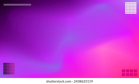 Colorful mesh of colors with geometric elements as frame background