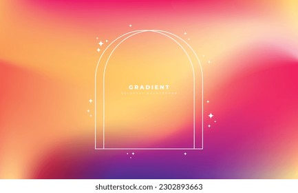 Colorful mesh gradient background template copy space. Suitable for poster, banner, landing page, leaflet, pamphlet, cover, or booklet.