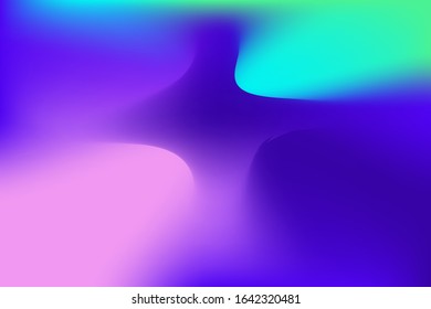 Colorful mesh gradient background vector template