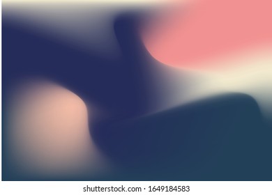 Colorful mesh gradient background vector template