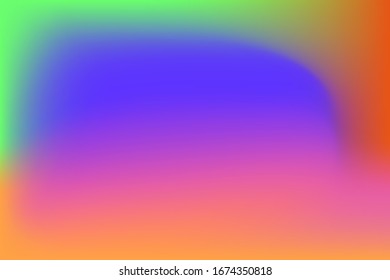 Colorful mesh gradient background vector template 