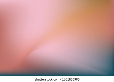 Colorful mesh gradient background vector template with soft pastel colors