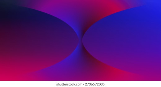 Colorful mesh gradient background vector template with pink, dark blue, claret colors