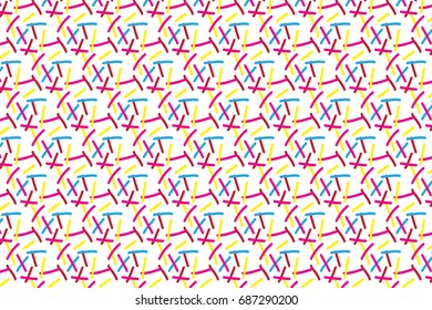 colorful mesh pattern