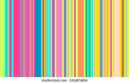 Colorful Mexican Sarape Pattern, Multicolor Vertical Lines