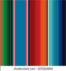 Colorful Mexican Traditional Sarape Composition – Copy Space 