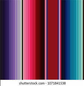 Colorful Mexican Traditional Sarape Composition – Copy Space 